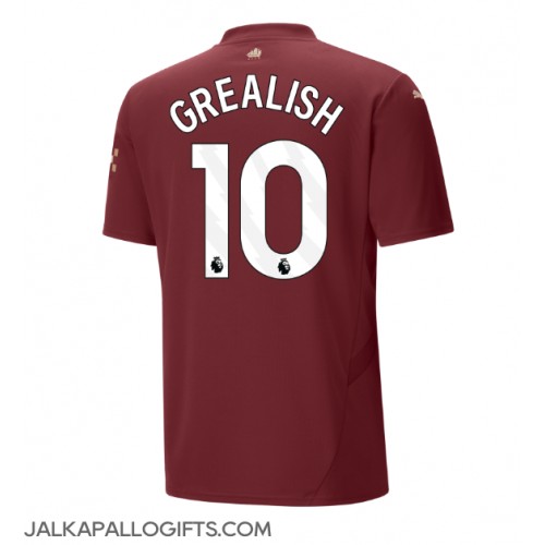 Manchester City Jack Grealish #10 Kolmaspaita 2024-25 Lyhythihainen